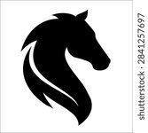 Horse and horse vector image 