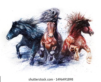 22,781 Horses painting Images, Stock Photos & Vectors | Shutterstock