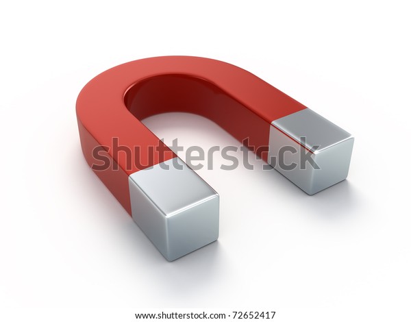 Horseshoe Magnet Stock Illustration 72652417