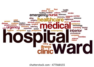 Hospital Ward Word Cloud Concept Stock Illustration 477068155 ...