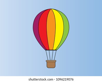 Hot Air Ballon Collerd 