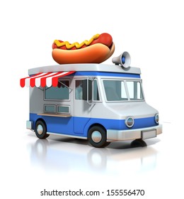 Hot Dog Fast Food Car