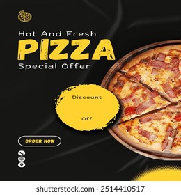 Hot and fresh special pizza banner pizza flyer pizza restaurant restaurant menu poster pizza logo - Powered by Shutterstock