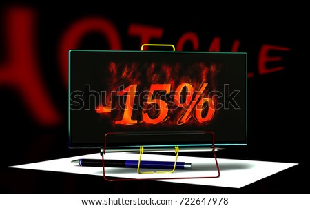 Hot Sale 15 Mobile Device Labels Black Stock Illustration Royalty