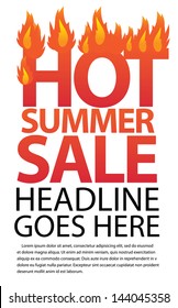 Hot Summer Sale Design Element. Jpg.