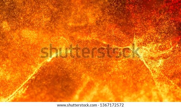 溶岩の背景に熱い火山マグマ 3dレンダリング のイラスト素材 1367172572