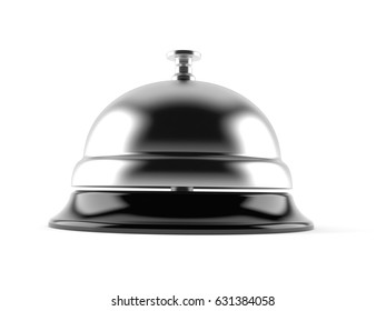 Hotel Bell Isolated On White Background Stock Illustration 631384058 ...