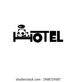 Hotel Logo White Background Stock Illustration 1968719587 | Shutterstock