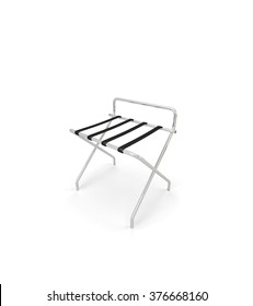 Hotel Luggage Rack Isolated