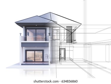 House 3D Illustration