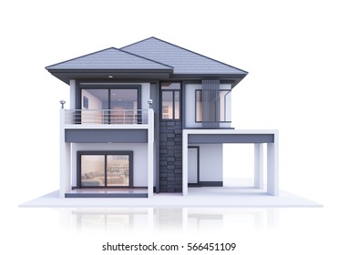 house 3d rendering