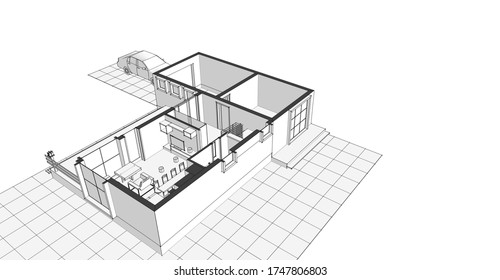 Single Continuous Line Drawing Luxury House Stock Vector (Royalty Free ...