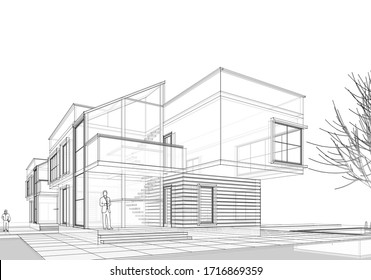 153,221 Sketch home exterior Images, Stock Photos & Vectors | Shutterstock