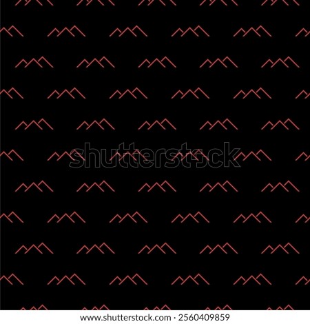 House icon isolated seamless pattern on black background