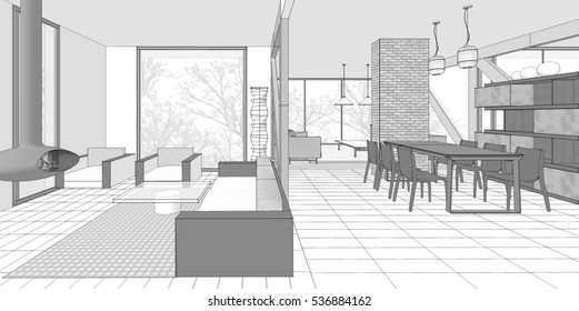 Similar Images Stock Photos Vectors of house  interior 