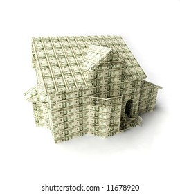 House made of dollars