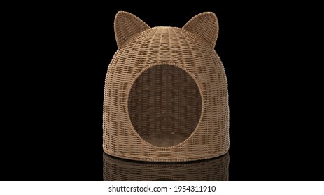 House For A Pet Cat Or Dog 3d Render