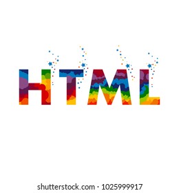 Html Icon, Html Icon, In Trendy Flat Style Isolated On White Background. Html Icon Image, Html Icon Illustration