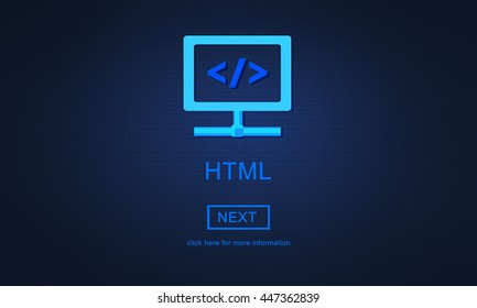 HTML Web Development Programming Language Concept