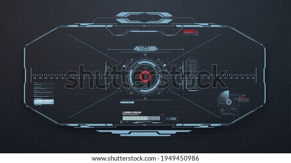 HUD, GUI Modern Tarting System(장치 기울기 스톡 일러스트 1949450986 | Shutterstock