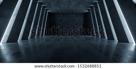 Similar – Image, Stock Photo Dark hall Factory Window