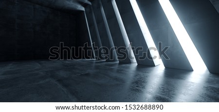 Similar – Image, Stock Photo Dark hall Factory Window
