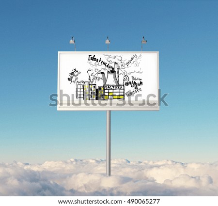 Similar – Image, Stock Photo billboard Environment