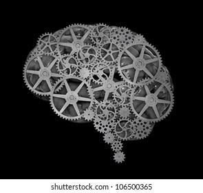 Human Brain Build Out Of Cogs And Gears