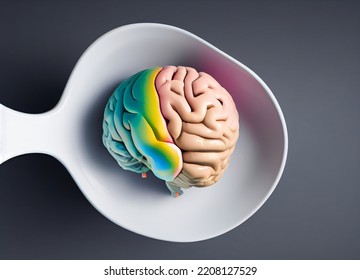 Human Brain Dish Horror Recipe Cannibals Stock Illustration 2208127529 ...