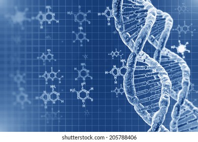 Human Dna Molecule Chemical Formula On Stock Illustration 205788406 ...