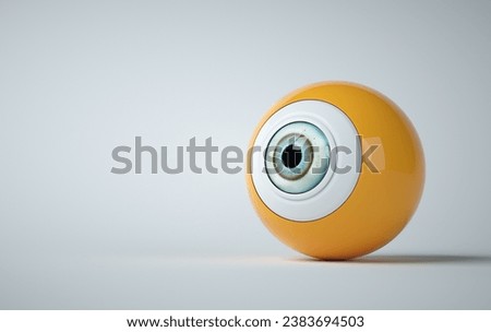 Human eyeball. This is a 3d render illustration