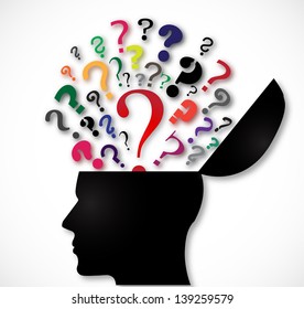 Question Mark Brain Images Stock Photos Vectors Shutterstock