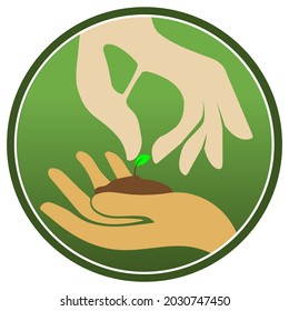 Human liver transplant donation logo 
