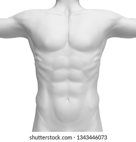 Human Man White Body 3d Rendering Stock Illustration 1343446073 ...