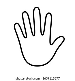 Handprint Outline Hd Stock Images Shutterstock