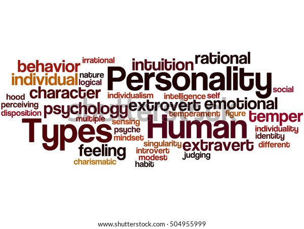 Human Personality Types Word Cloud Concept Stockillustration 504955999 shutterstock