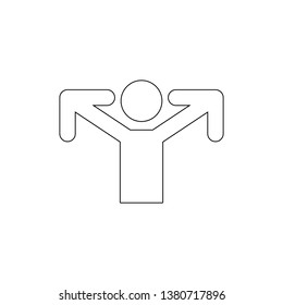 human rehabilitation outline icon. Signs and symbols can be used for web, logo, mobile app, UI, UX - Powered by Shutterstock