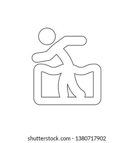 human rehabilitation outline icon. Signs and symbols can be used for web, logo, mobile app, UI, UX - Powered by Shutterstock