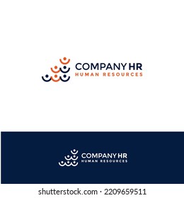 Human Resources Logo Deign,  Team Success Line