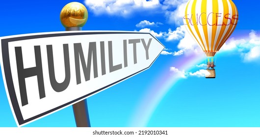 humility-leads-success-shown-sign-phrase-stock-illustration-2192010341