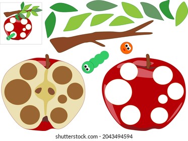 Hungry Caterpillar And Apple Game