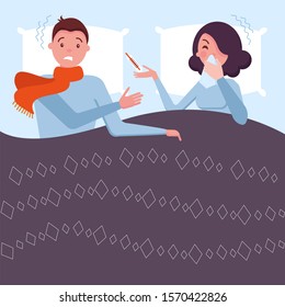 409 Wife with sick husband Stock Illustrations, Images & Vectors ...