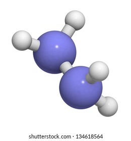 Hydrazine Diazane Rocket Fuel Component Molecular Stock Illustration ...