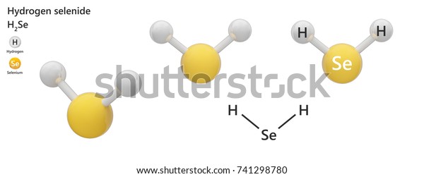 Hydrogen Selenide Inorganic Compound Formula H2se Stock Illustration 741298780