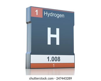 Hydrogen Symbol Element Periodic Table Stock Illustration 247443289 ...