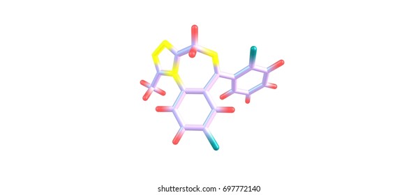 Hydroxybutyric Acid Or GHB Or 4-hydroxybutanoic Acid Is A Naturally Occurring Neurotransmitter And A Psychoactive Drug. It Is A Precursor To GABA, Glutamate, And Glycine. 3d Illustration