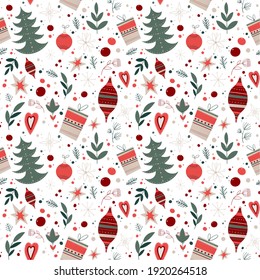 Hygge Holidays Cozy Seamless Pattern