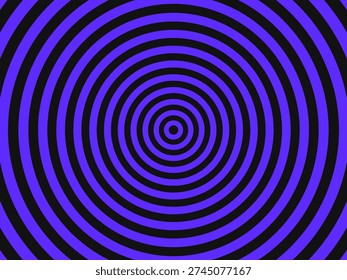 Hypnotic purple and black concentric circles creating a vibrant psychedelic pattern