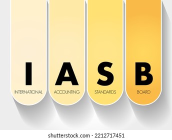 IASB - International Accounting Standards Board Acronym, Business Concept Background