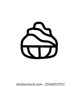 ice cream icons, such as parfait, frozen yogurt, ice cream sundae, vanilla, chocolate - Powered by Shutterstock